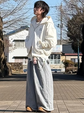 「ADRER（アドラー）のアイテム」を使った、ゆーすけさん（メンズ・166cm）の冬コーディネート