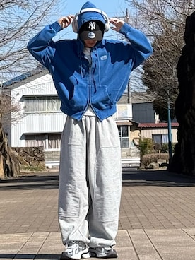 「ADAMASTE（アダマスト）のアイテム」を使った、ゆーすけさん（メンズ・166cm）の春コーディネート