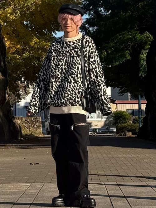 double zip straight denim / ダブルジップストレートデニム（デニム