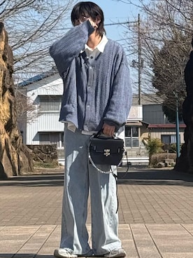 「CLEL（クレイル）のアイテム」を使った、ゆーすけさん（メンズ・166cm）の春コーディネート