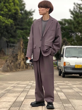 「秋トレンド2021」｜ゆーすけさん（メンズ・166cm）の秋コーディネート