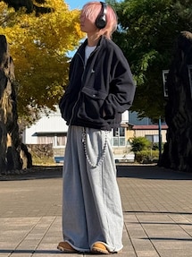 ゆーすけ｜ADRERのブルゾンを使った参考コーディネート
