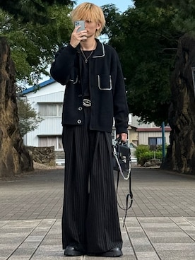 「ADRER（アドラー）のアイテム」を使った、ゆーすけさん（メンズ・166cm）の秋コーディネート