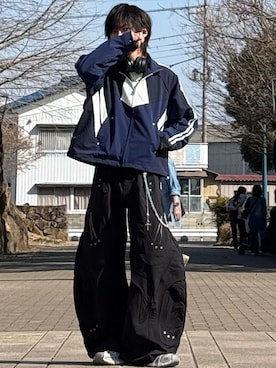 「ADRER（アドラー）のアイテム（トップス）」を使った、ゆーすけさん（メンズ・166cm）の冬コーディネート