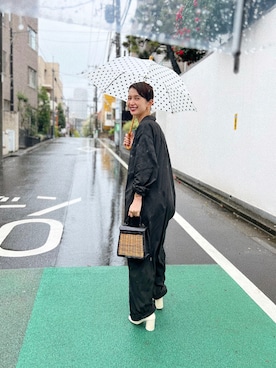 「eb.a.gos（エバゴス）のアイテム」を使った、Kazumiさん（レディース・165cm）の春コーディネート