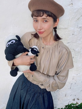 「Johnbull（ジョンブル）のアイテム」を使った、Kazumiさん（レディース・165cm）の冬コーディネート