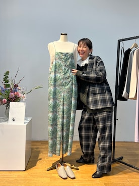 「ADIEU TRISTESSE（アデュートリステス）のアイテム（パンツ）」を使った、Kazumiさん（レディース・165cm）の冬コーディネート