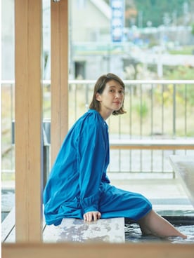 「THE SHINZONE（ザ　シンゾーン）のアイテム（ワンピース/ドレス）」を使った、Kazumiさん（レディース・165cm）の冬コーディネート