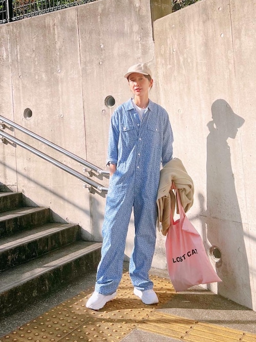 Kazumi｜鍵山奈美さん×Yarmoのオールインワン・サロペットを使っ