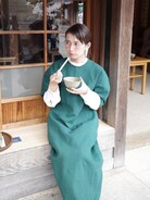 【新品タグ付き】6（ROKU）ワンピース DOBBY DRESS ブラック 6(ROKU) ロク 22SS COTTON DOBBY DRESS 2 ワンピース 36 ブラック