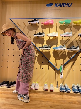 「BEAMS BOY（ビームスボーイ）のアイテム（ワンピース/ドレス）」を使った、Kazumiさん（レディース・165cm）の夏コーディネート