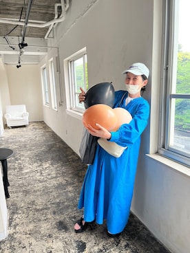 「Steven Alan（スティーブンアラン）のアイテム（帽子）」を使った、Kazumiさん（レディース・165cm）の春コーディネート