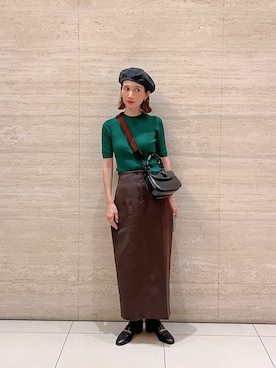 「ASTRAET（アストラット）のアイテム」を使った、Kazumiさん（レディース・165cm）の秋コーディネート