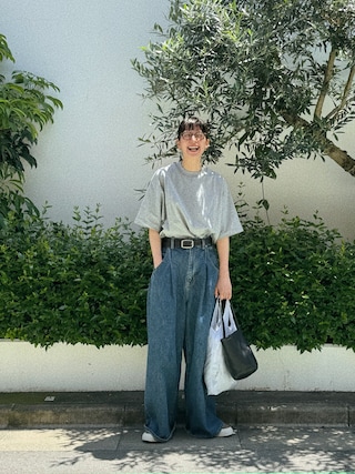 ASTRAET＞ウルトラバギー ウエストゴム 5ポケット デニムパンツ