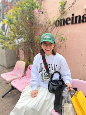 「GUCCI（グッチ）のアイテム」を使った、Kazumiさん（レディース・165cm）の冬コーディネート