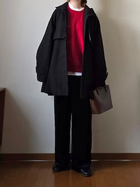 「アイテム（トレンチコート）」を使った、マルルン♪ さん（レディース・159cm）の秋コーディネート
