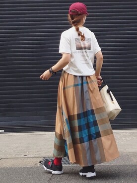 「corners」｜「アイテム（腕時計）」を使った、マルルン♪ さん（レディース・159cm）の夏コーディネート