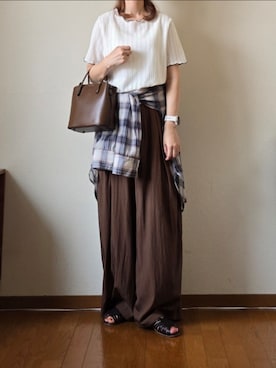 「RANAN（ラナン）のアイテム」を使った、マルルン♪ さん（レディース・159cm）の夏コーディネート