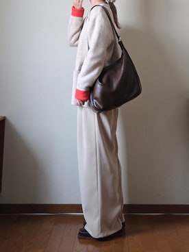 「アイテム（ショルダーバッグ）」を使った、マルルン♪ さん（レディース・159cm）の秋コーディネート