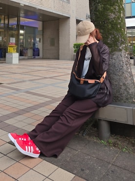 「アイテム（テーラードジャケット）」を使った、マルルン♪ さん（レディース・159cm）の秋コーディネート
