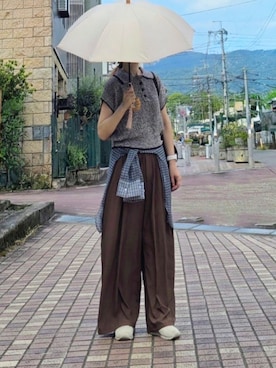 「tiptop（ティップトップ）のアイテム」を使った、マルルン♪ さん（レディース・159cm）の夏コーディネート