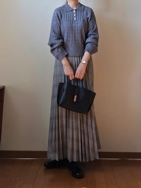 「アイテム（腕時計）」を使った、マルルン♪ さん（レディース・159cm）の秋コーディネート