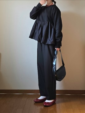 「reca（レカ）のアイテム（その他トップス）」を使った、マルルン♪ さん（レディース・159cm）の秋コーディネート