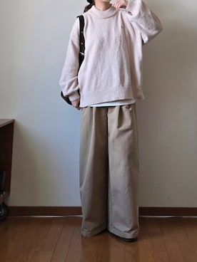 「アイテム（バレエシューズ）」を使った、マルルン♪ さん（レディース・159cm）の秋コーディネート