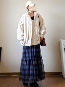 「tiptop（ティップトップ）のアイテム（シューズ）」を使った、マルルン♪ さん（レディース・159cm）の秋コーディネート