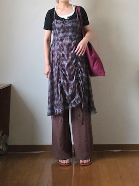 「アイテム（ワンピース）」を使った、マルルン♪ さん（レディース・159cm）の夏コーディネート