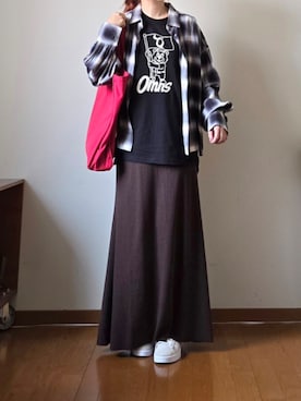 「マーメイドスカート」｜「アイテム（シャツ/ブラウス）」を使った、マルルン♪ さん（レディース・159cm）の秋コーディネート