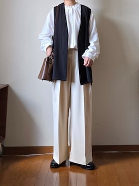 「アイテム（ハンドバッグ）」を使った、マルルン♪ さん（レディース・159cm）の秋コーディネート