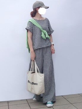 「chumchum（チャムチャム）のアイテム」を使った、マルルン♪ さん（レディース・159cm）の夏コーディネート