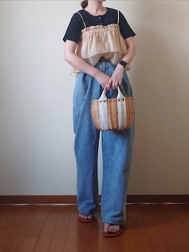 「folka（フォルカ）のアイテム」を使った、マルルン♪ さん（レディース・159cm）の夏コーディネート