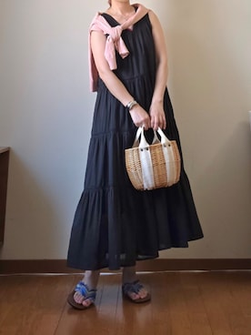 「アイテム（ワンピース/ドレス）」を使った、マルルン♪ さん（レディース・159cm）の夏コーディネート