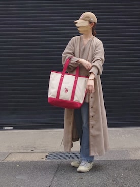 「tiptop」｜「アイテム（アナログ腕時計）」を使った、マルルン♪ さん（レディース・159cm）の秋コーディネート