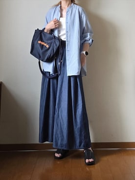 「ikka（イッカ）のアイテム」を使った、マルルン♪ さん（レディース・159cm）の春コーディネート