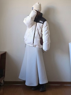 「アイテム（帽子）」を使った、マルルン♪ さん（レディース・159cm）の冬コーディネート