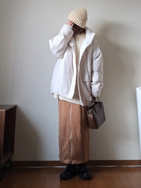 「アイテム（ブルゾン）」を使った、マルルン♪ さん（レディース・159cm）の秋コーディネート