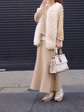 「Fizz（フィズ）のアイテム（スカート）」を使った、マルルン♪ さん（レディース・159cm）の秋コーディネート