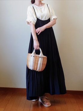 「folka（フォルカ）のアイテム」を使った、マルルン♪ さん（レディース・159cm）の夏コーディネート