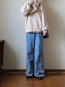 「アイテム（帽子）」を使った、マルルン♪ さん（レディース・159cm）の秋コーディネート