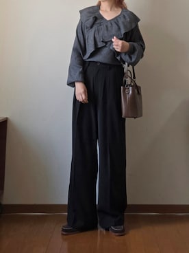 「アイテム（ハンドバッグ）」を使った、マルルン♪ さん（レディース・159cm）の秋コーディネート