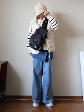 「アイテム（ジャケット/アウター）」を使った、マルルン♪ さん（レディース・159cm）の冬コーディネート