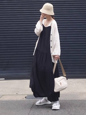 「CLEA（クレア）のアイテム（帽子）」を使った、マルルン♪ さん（レディース・159cm）の春コーディネート