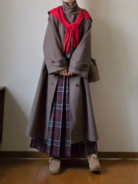 「アイテム（ハンドバッグ）」を使った、マルルン♪ さん（レディース・159cm）の秋コーディネート