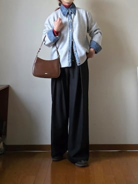 「アイテム（スニーカー）」を使った、マルルン♪ さん（レディース・159cm）の冬コーディネート