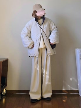 「シンプルコーデ」｜マルルン♪ さん（レディース・159cm）の冬コーディネート