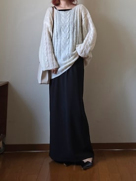 「アイテム（ワンピース/ドレス）」を使った、マルルン♪ さん（レディース・159cm）の秋コーディネート