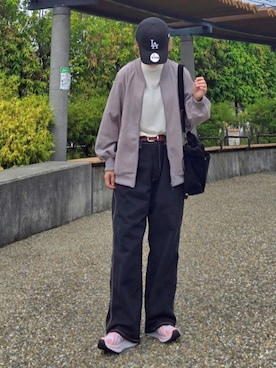 「アイテム（ブルゾン）」を使った、マルルン♪ さん（レディース・159cm）の秋コーディネート